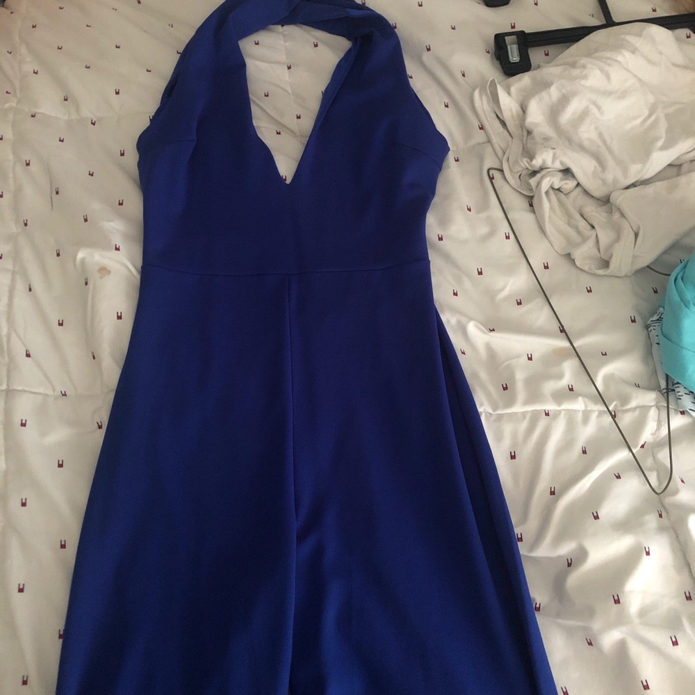 Royal blue jumpsuit in great condition